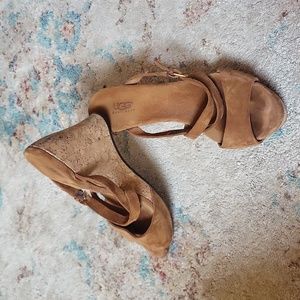 UGG Cork Wedge 6W